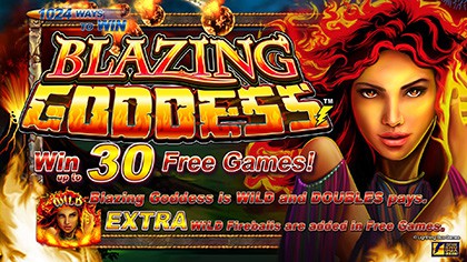 new blazing goddess slot