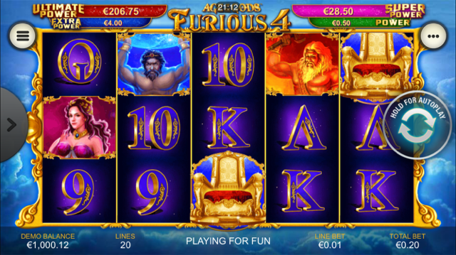 Age Of The Gods Furious 4 Slot Review