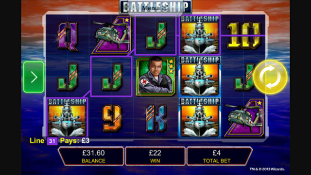 battleship slot review