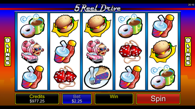 5 reel drive slot review
