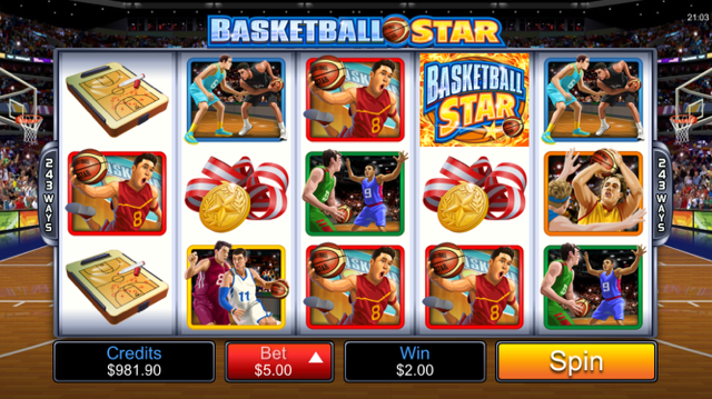 basketball star slot review