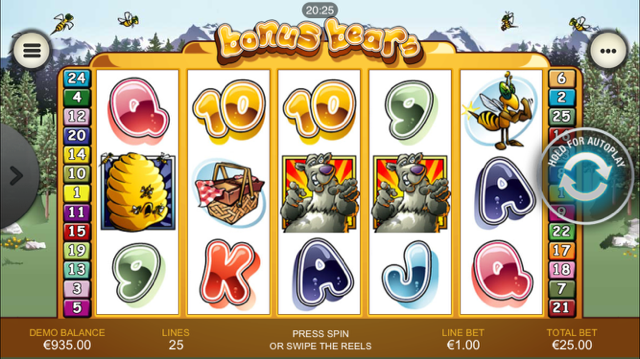 bonus bears slot review