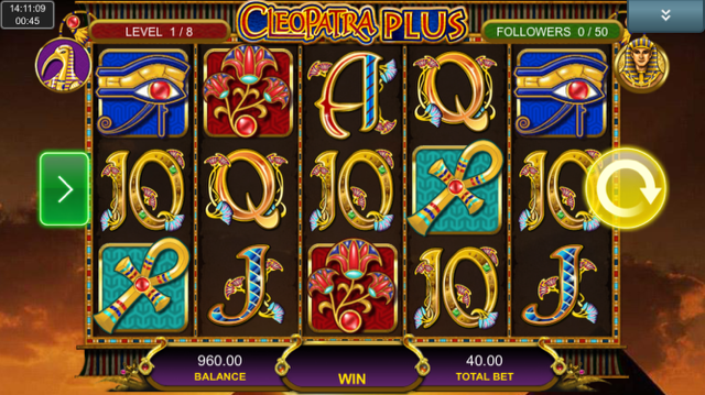 cleopatra plus slot review