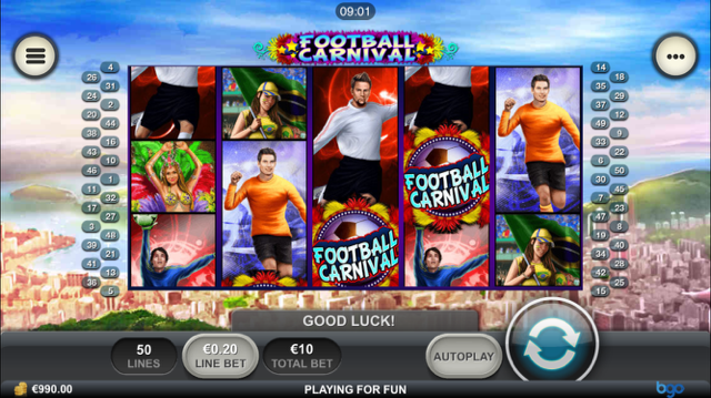 football carnival slot review