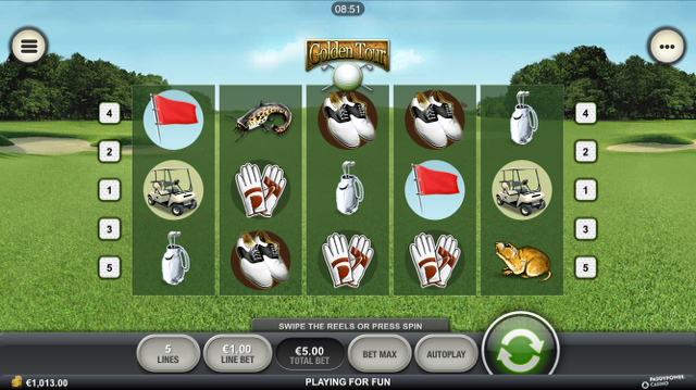 golden tour slot review