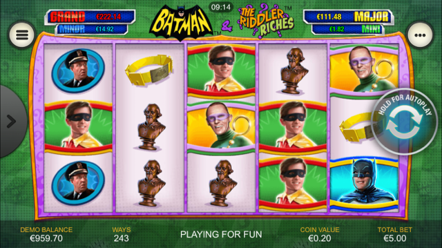 Batman & The Riddler Riches Slot Review