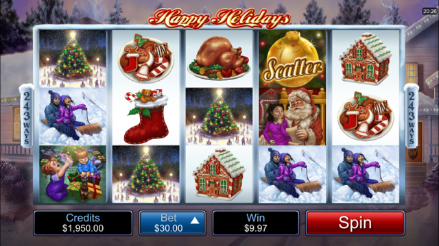 happy holidays slot review