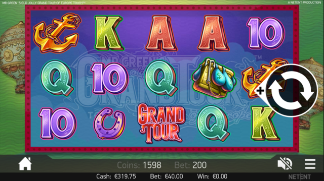 mr greens grand tour slot review