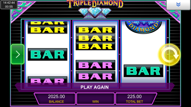 Triple Diamond Mobile Slot