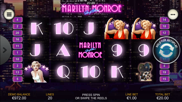 Marilyn Monroe Slot Review