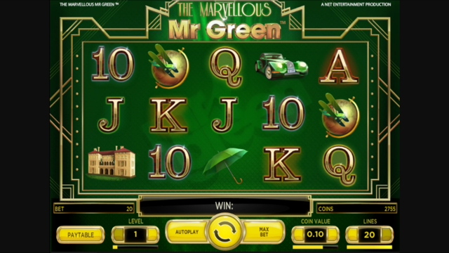 The Marvellous Mr Green Slot Review