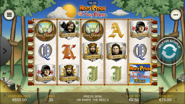Monty Python And The Holy Grail Slot Review