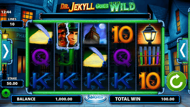 Dr Jekyll Goes Wild Slot Review