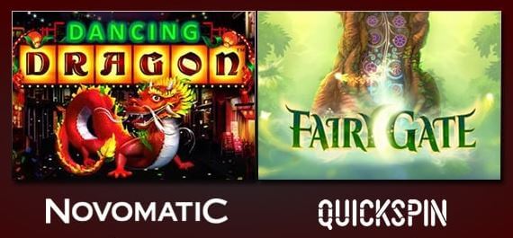 new quickspin and novomatic slots