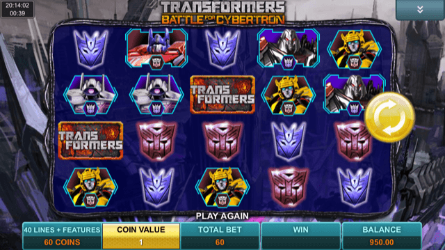 Transformers Battle For Cybertron Slot Review