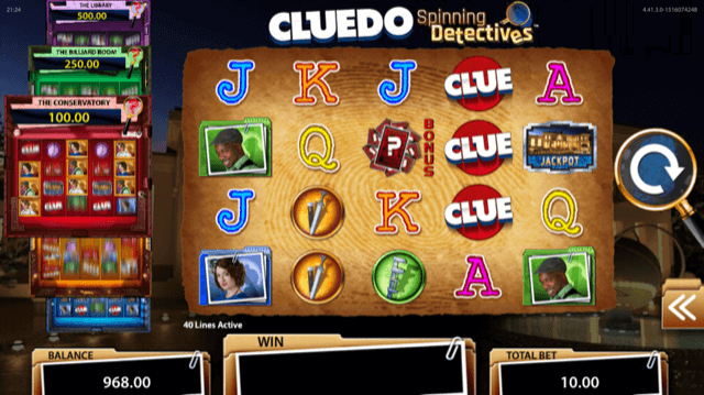 Cluedo Spinning Detectives Slot Review