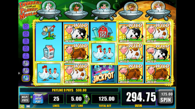 Invaders From The Planet Moolah Slot Review