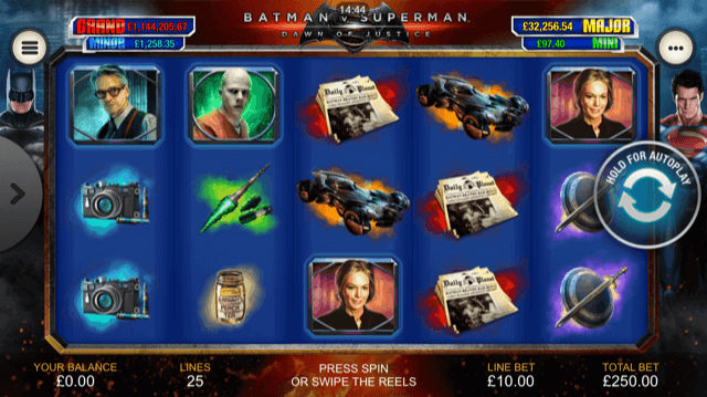 Batman v Superman Dawn of Justice Slot Review