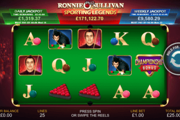 Ronnie O'Sullivan Sporting Legends Slot Review
