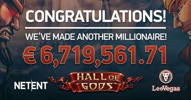 hall of gods jackpot